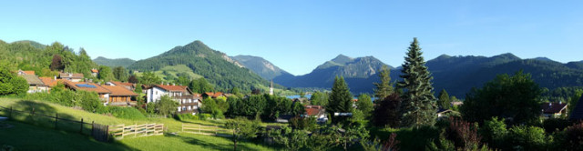 Ein Idyll: Schliersee am Schliersee