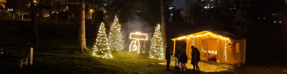 "Heavens Door" - Advent Hüttli und Advent-Garten Meeting-Point in Lauchhau-Lauchäcker - Stuttgart-Vaihingen.